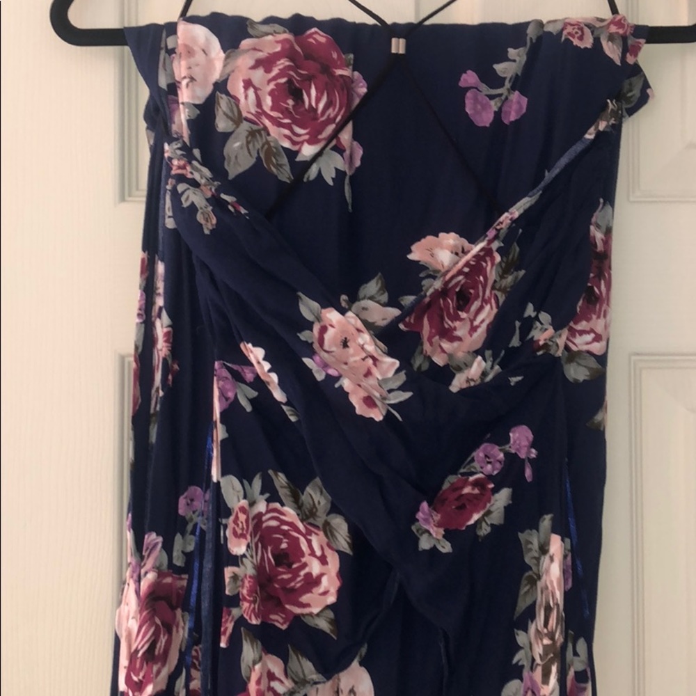 Lillyful backless wrap top, skirt set